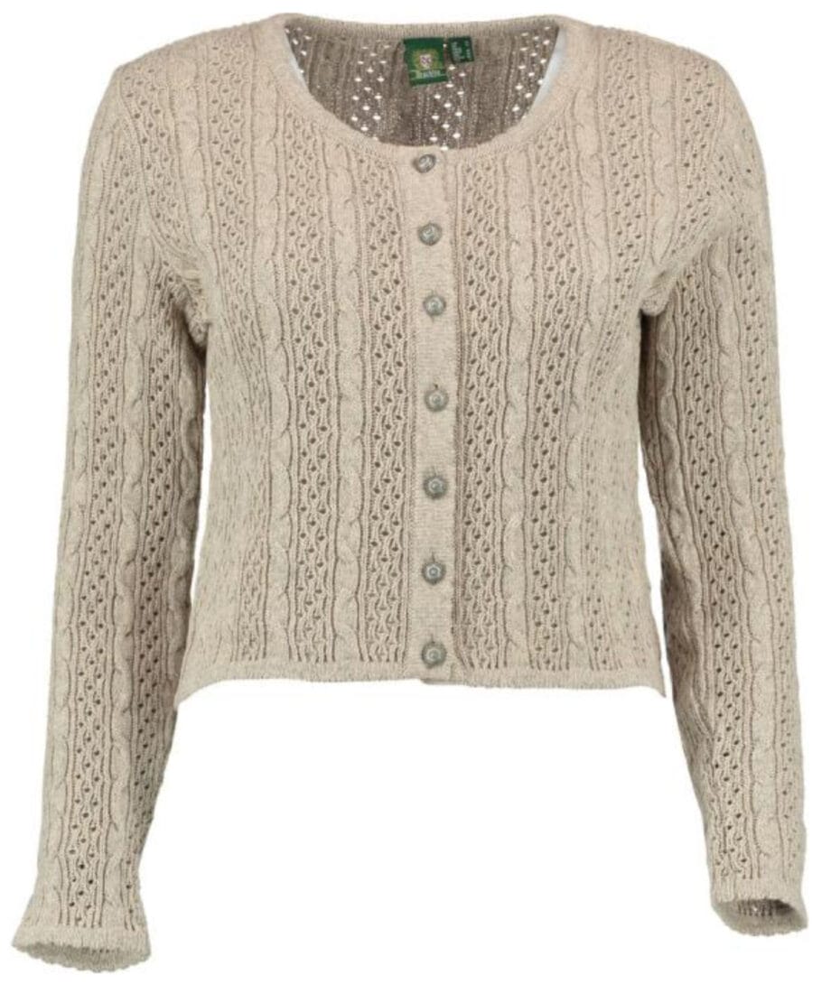 Da. Strickjacke „457005-0771“ Natur